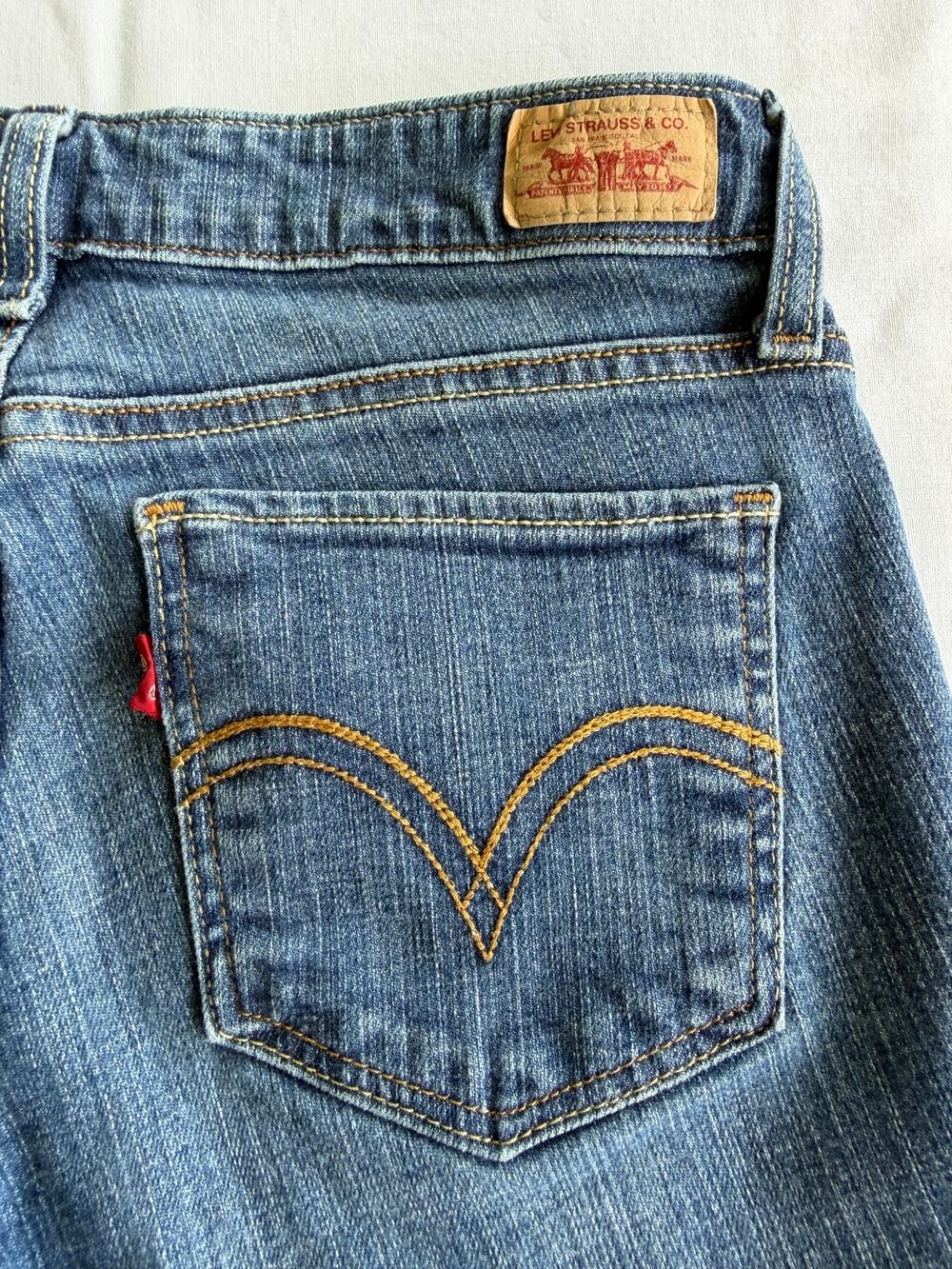 Levi's 524 Too Superlow Jeans RARE Blank Red Tab Y2K 2000s Vintage Indie Sleaze